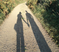 shadows of couple