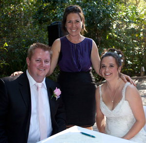 Blake and Emma's ceremony