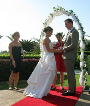 Nathan and Kara's ceremony