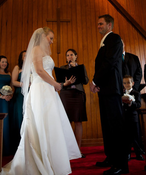 Ashleigh and Melissa's ceremony