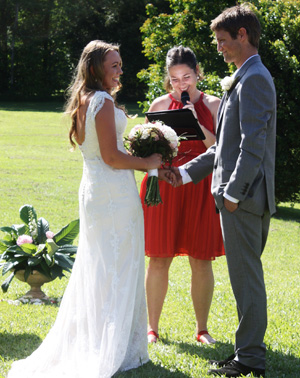 Wade and Magnolia's ceremony