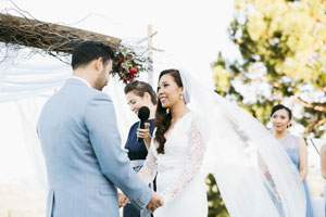 Veronica and Dario's ceremony - conducted by Chiquita Mitchell